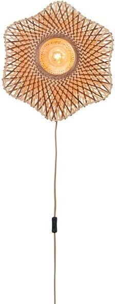GOOD&MOJO Wandlamp Madura Naturel Ø44cm