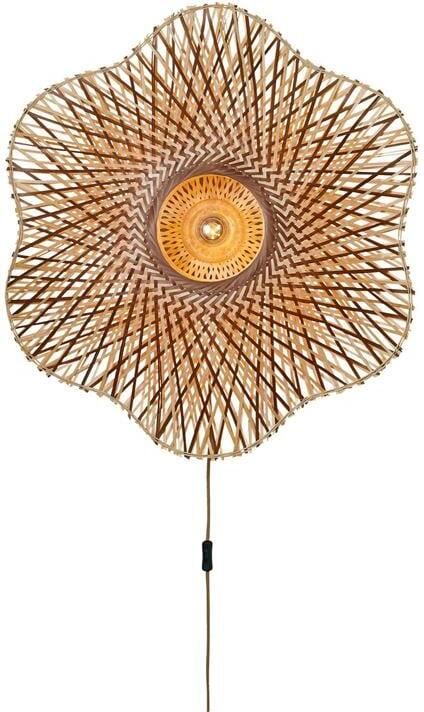 GOOD&MOJO Wandlamp Madura Naturel Ø87cm