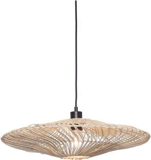 GOOD&MOJO Hanglamp Zanzibar Rotan Wit Ø55cm