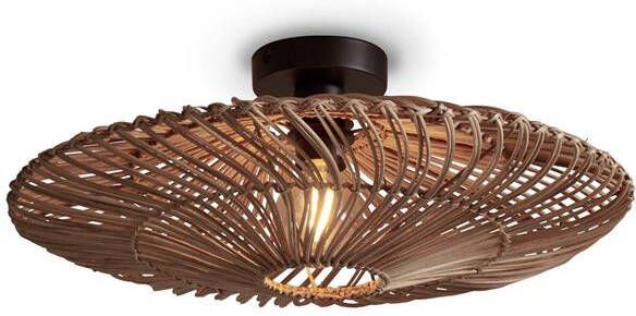 GOOD&MOJO Plafondlamp Zanzibar Rotan 55cm Naturel - Foto 2