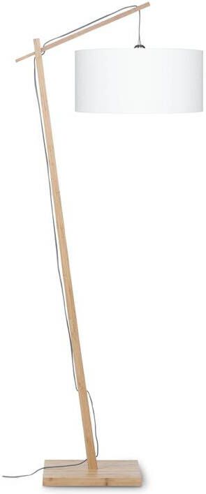 GOOD&MOJO Vloerlamp Andes Bamboe|Wit 72x47x176cm
