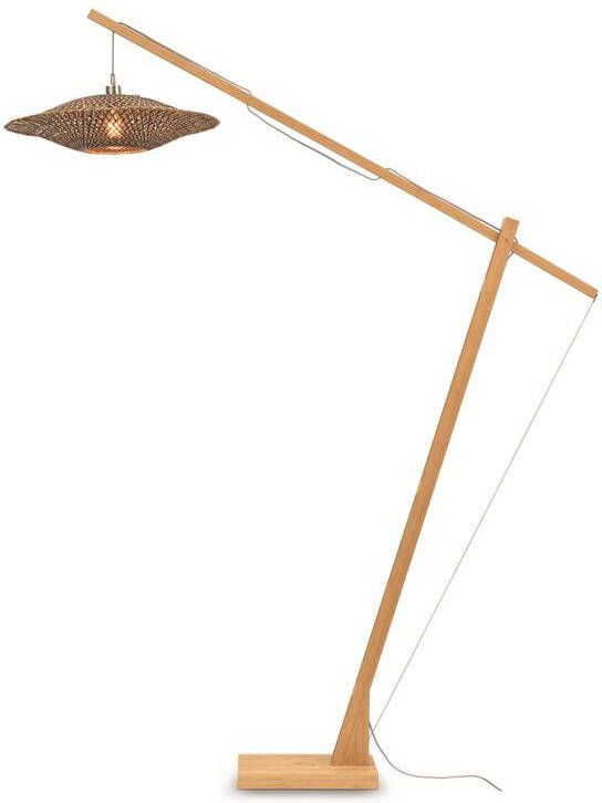 GOOD&MOJO Vloerlamp Bali Bamboe|Zwart 175x60x207cm - Foto 2