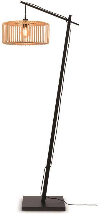 GOOD&MOJO Vloerlamp Bromo Bamboe Zwart|Naturel 68x40x176cm