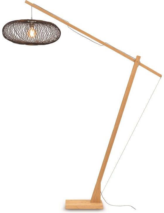 GOOD&MOJO Vloerlamp Cango Bamboe|Zwart 175x60x207cm - Foto 2