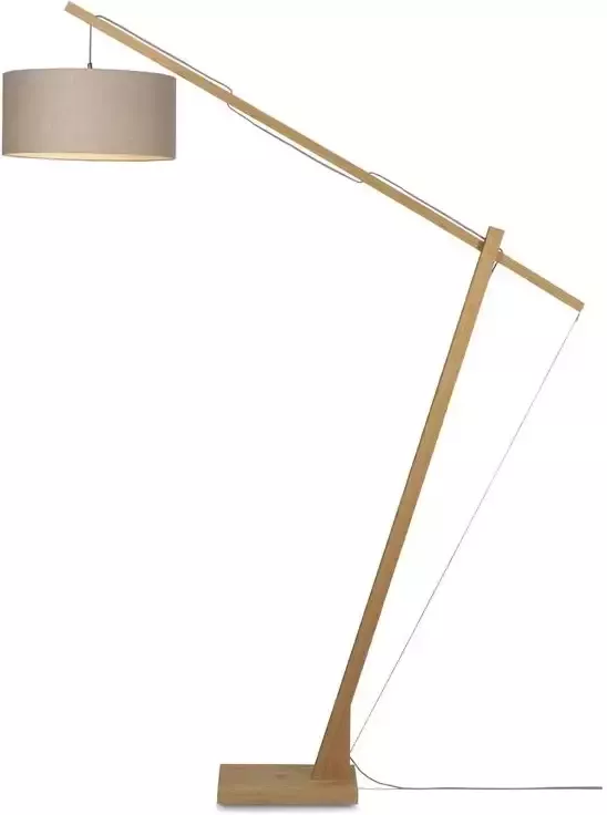 GOOD&MOJO Vloerlamp Montblanc Bamboe|Taupe 175x47x207cm - Foto 2