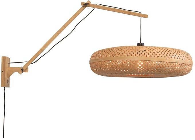 GOOD&MOJO Wandlamp Palawan Bamboe 105x60x55cm