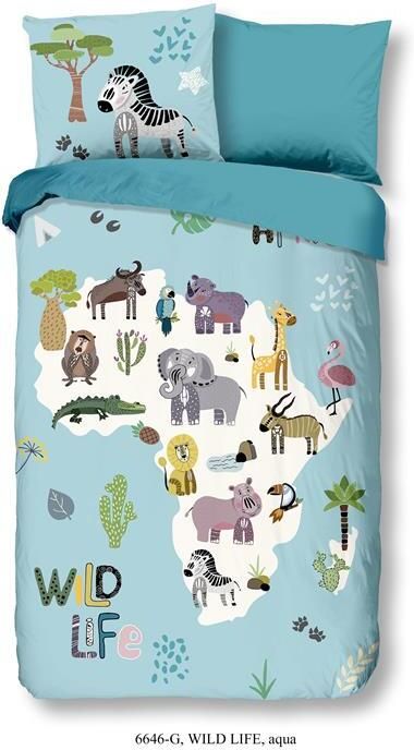 Good Morning Wildlife Dekbedovertrek 140 x 220 cm