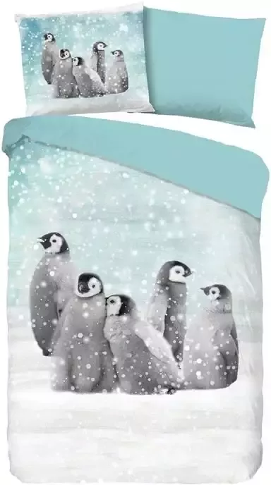 Good Morning Pengu dekbedovertrek 140 x 200 cm