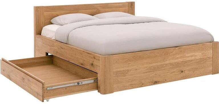 Goossens Bedframe Bibi 140 x 200 Eiken olie blank Hout