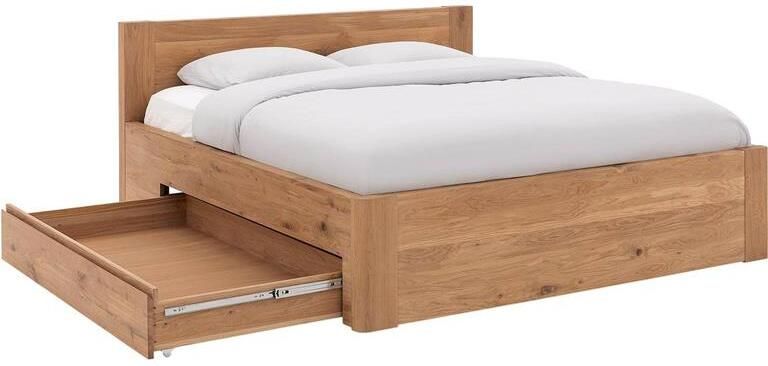 Goossens Bedframe Bibi 160 x 200 Eiken soft touch lak blank Hout