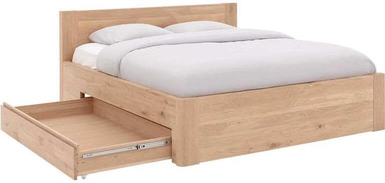 Goossens Bedframe Bibi 180 x 220 Eiken naturel Hout