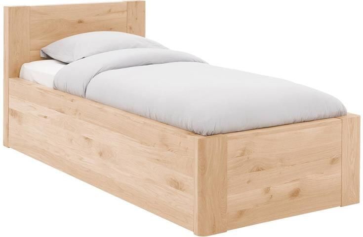 Goossens Bedframe Bibi 90 x 200 Eiken gelakt blank Hout