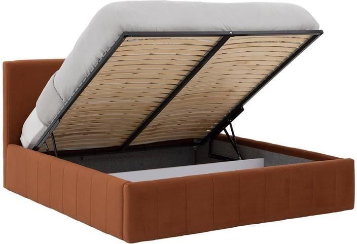 Goossens Bedframe Carte 160 x 200 cm met storage met 2x lattenbodem