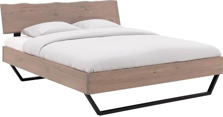 Goossens Bedframe Slade Bedframe 160 x 200 cm hoofdbord organisch
