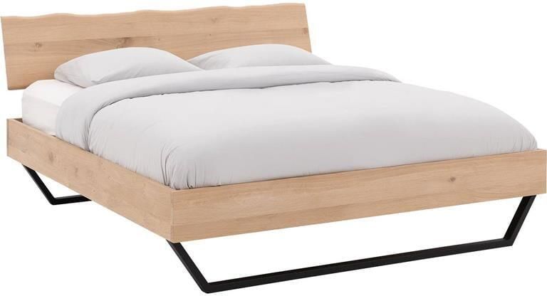 Goossens Bedframe Slade Bedframe 140 x 200 cm hoofdbord organisch