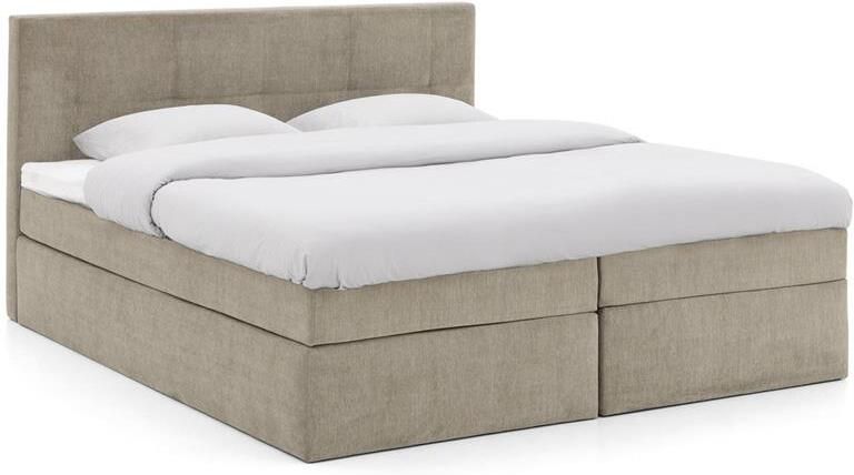 Goossens Boxspring Rud bruin 160 x 211 cm
