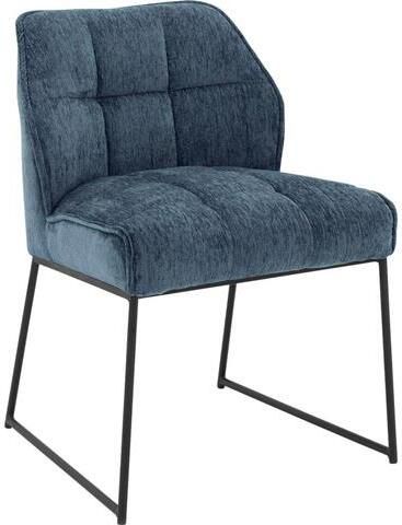 Goossens Eetkamerstoel Ronnie Textiel zonder armleuning