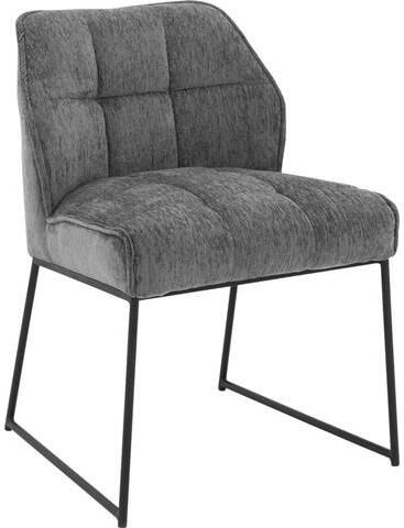 Goossens Eetkamerstoel Ronnie Textiel zonder armleuning