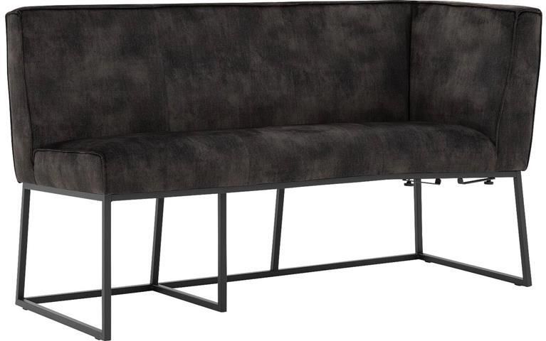 Goossens Excellent Eetkamerbank Tom 150 cm breed met hoek voorstaand