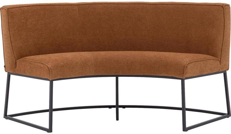 Goossens Excellent Eetkamerbank Tom Rond 174 cm breed