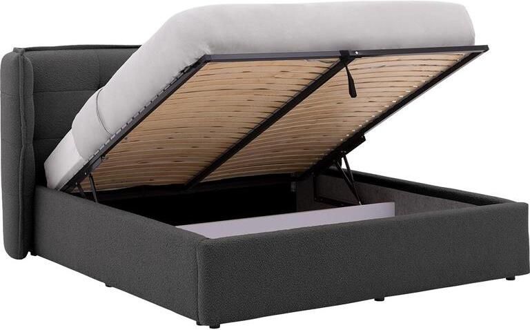 Goossens Gestoffeerd Bedframe Canon 140 x 200 Stof boucle