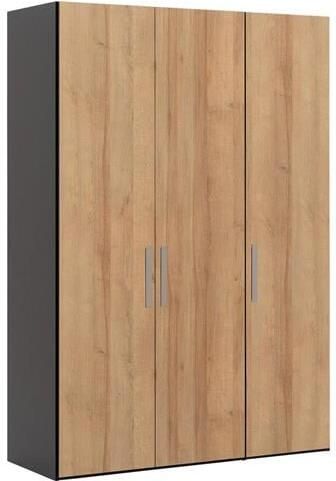 Goossens Kledingkast Easy Storage Ddk Kledingkast 153 cm breed 220 cm hoog 3x draaideur