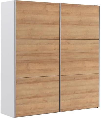 Goossens Kledingkast Easy Storage Sdk 200 cm breed 220 cm hoog 2x 3 paneel schuifdeuren