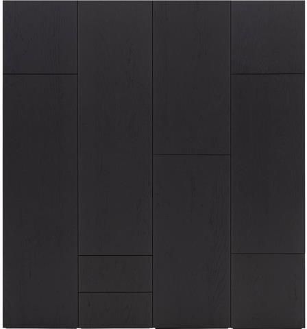 Goossens Kast Systeem Malaga Online Opstelling Compleet 4 Elementen 200 Cm B Start Met Module 2 Inclusief Ladeblok En Extra Legplank Hout Zwart - Foto 2