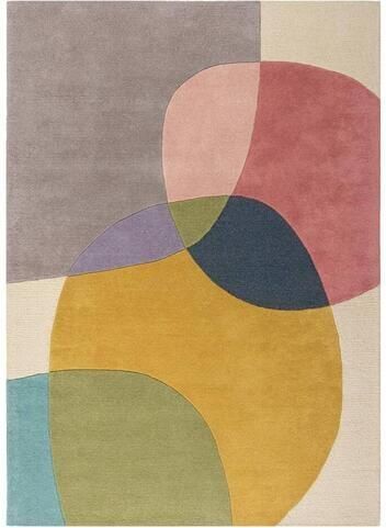 Goossens Vloerkleed Glow in Terra-oker-grijs multi (glow)