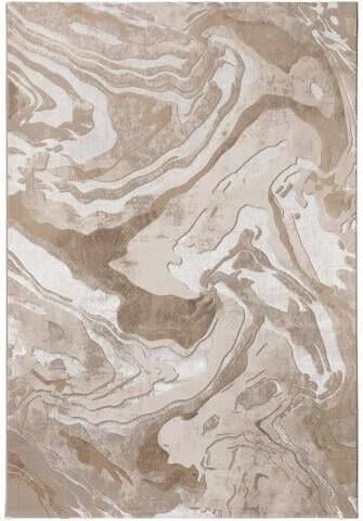 Goossens Vloerkleed Marbled in Naturel (marbled)