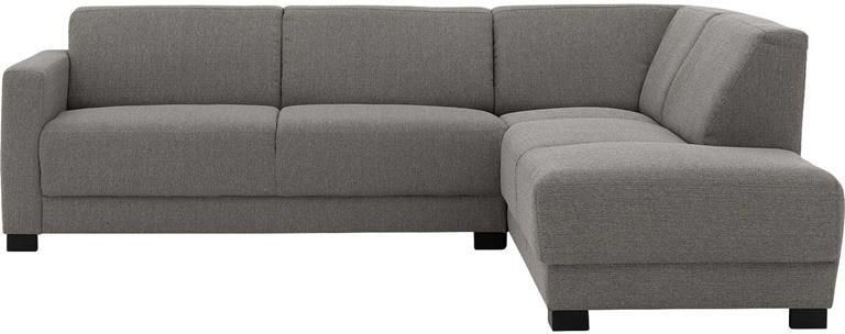 Goossens Zitmeubel My Style grijs stof 2 5-zits stijlvol landelijk met ligelement rechts