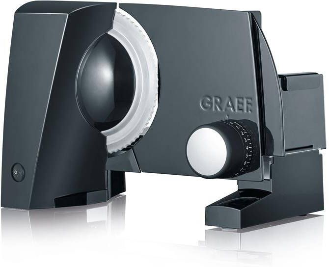Graef snijmachine Sliced Kitchen zwart elektrisch met voet