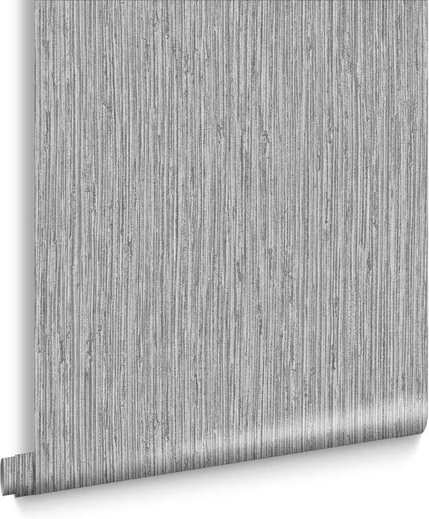 Graham & Brown | Vliesbehang Grasscloth Texture Grey Grijs