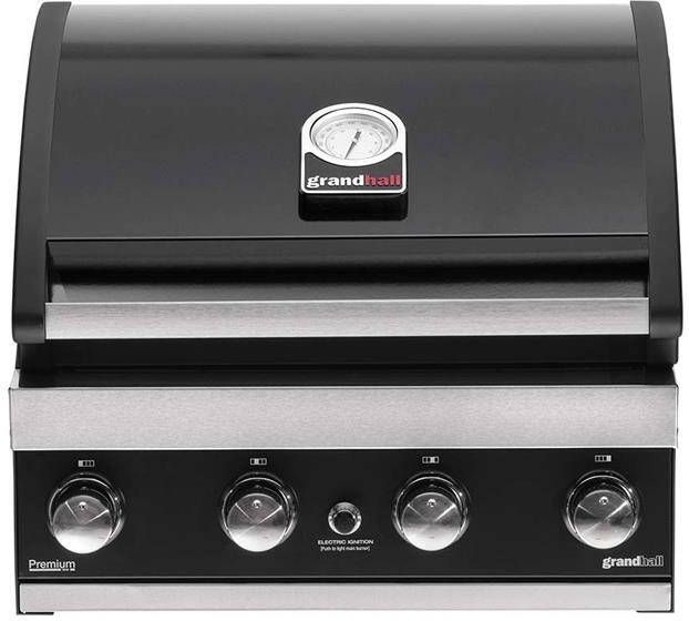 GrandHall Premium G4 inbouw barbecue 4 branders
