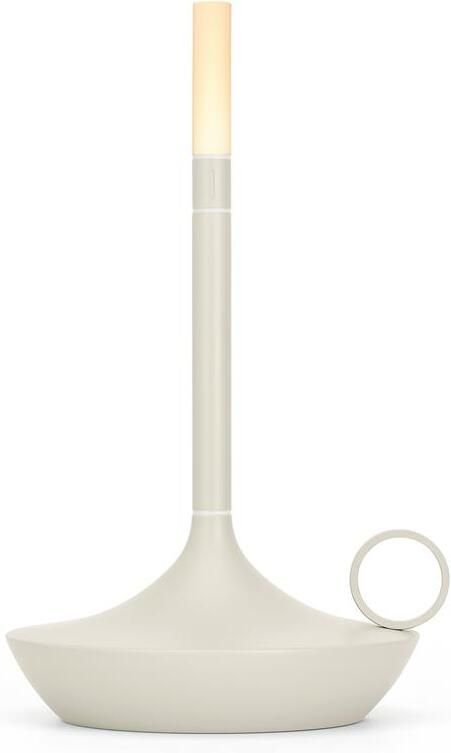 Graypants Wick Small tafellamp LED oplaadbaar Mist Grey