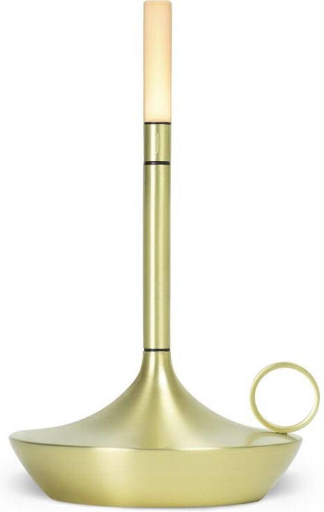Graypants Wick Small tafellamp LED oplaadbaar messing
