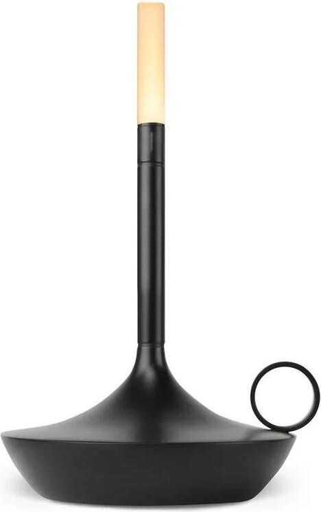 Graypants Wick Small tafellamp LED oplaadbaar zwart
