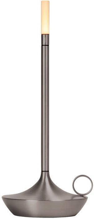 Graypants Wick tafellamp LED oplaadbaar grafiet