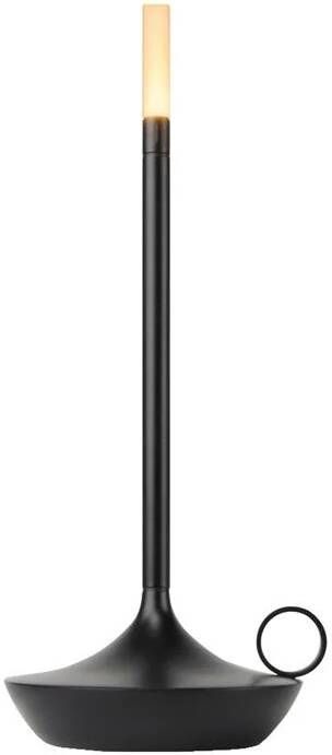 Graypants Wick tafellamp LED oplaadbaar zwart