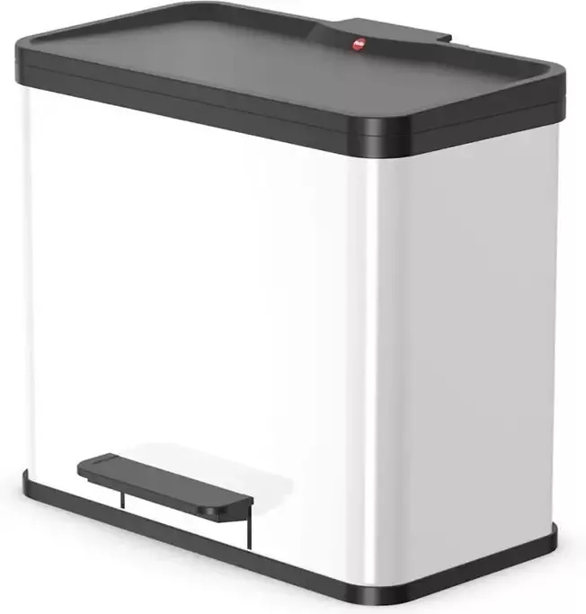 Hailo Pedaalemmer Oko Duo Plus maat L 17+9 L wit 0630-230