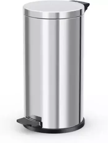 Hailo Pedaalemmer Solid L 18 liter RVS