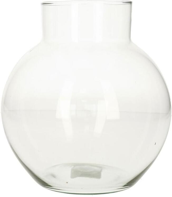 Hakbijl glass Hakbijl vaas bolvormig 19 x 20 cm glas 2L