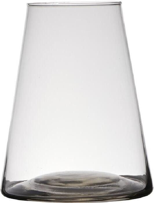 Hakbijl glass Vaas transparant glas 16 x 16 cm