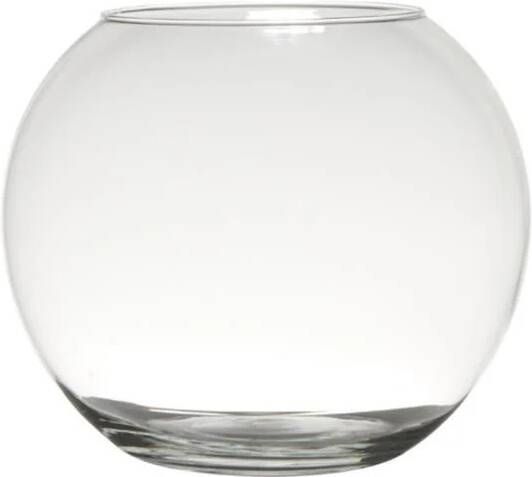 Hakbijl glass Hakbijl vaas bolvormig 23 x 30 cm glas 6L