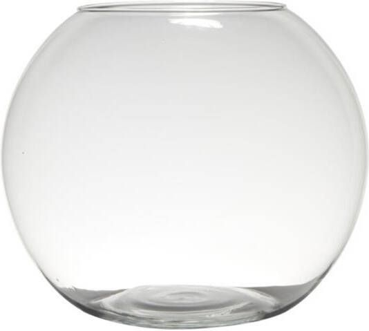Hakbijl glass vaas bolvormig 28 x 34 cm glas 8L