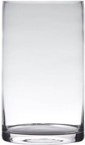 Hakbijl glass Vaas cilinder glas 15 x 40 cm
