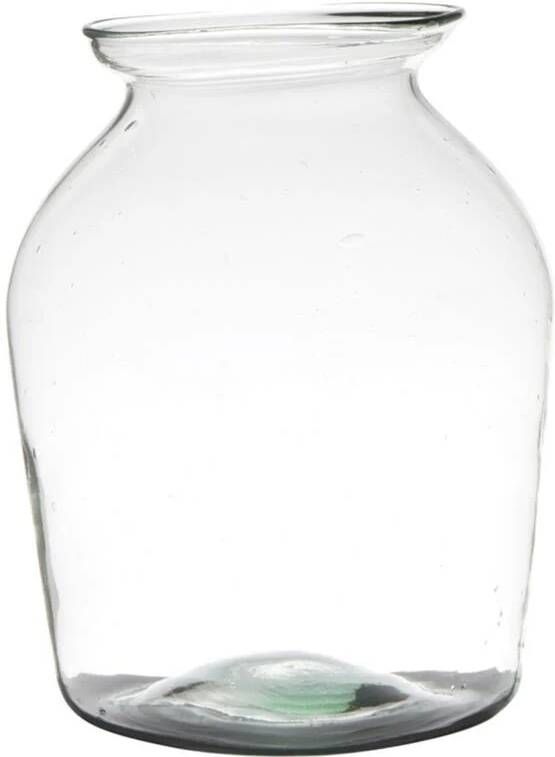 Hakbijl glass Vaas gerecycled glas 18 x 26 cm