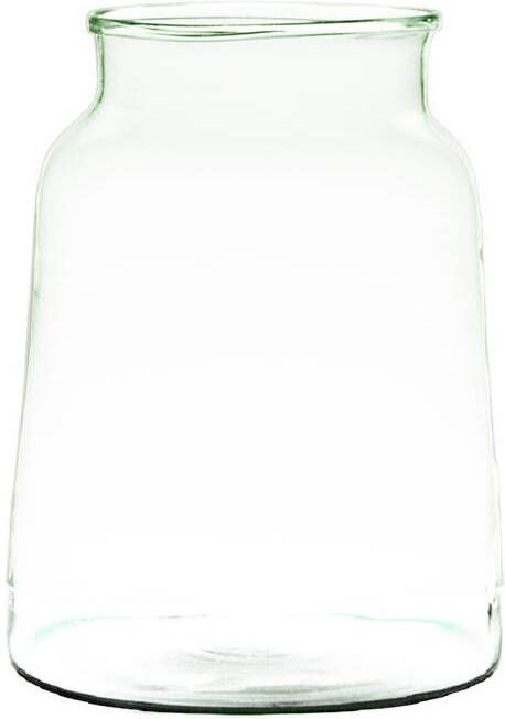 Hakbijl glass Vaas transparant gerecycled glas 30 x 23 cm