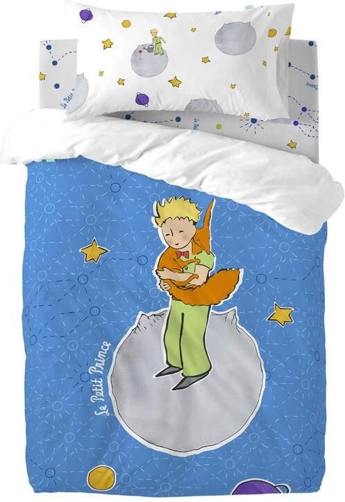 Happyfriday Accolade Dekbedovertrek wieg 2-delig Le Petit Prince Veelkleurig 100% katoen de kwaliteit van 150 TC