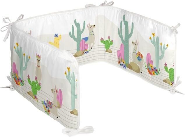 Happyfriday Cute llamas Wiegwieg 210x40 cm Moshi Veelkleurig 100% katoen de kwaliteit van 150 hilos